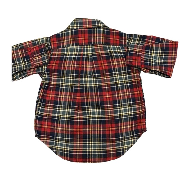 Ralph Lauren Red Plaid Button-Up Shirt - Picture 2 of 9